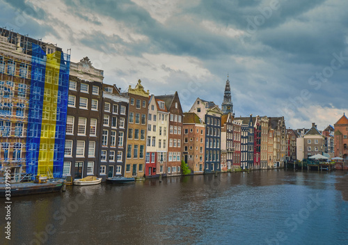 A Beautiful City View Of Amsterdam In Netherlands. Amsterdam Is Referred To As Venice Of The North Due To Its Large Number Of Canals