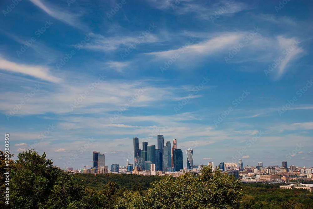 Moscow skyline, Russia