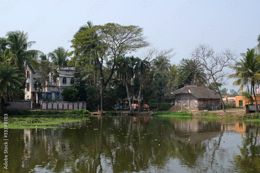 Kumrokhali village in West Bengal, India