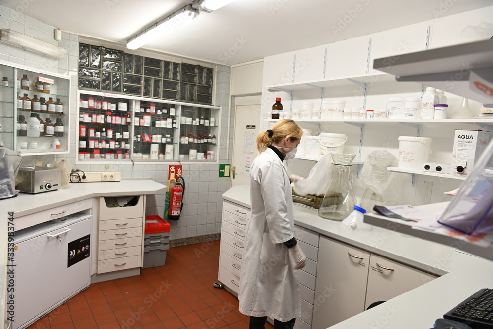Obraz premium Apothekerin