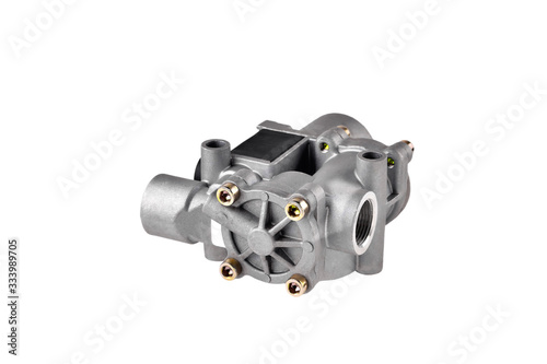 фотографія ABS modulator of the brake system with a magnetic valve for a truck, auto part,