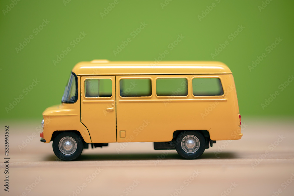 yellow toy bus