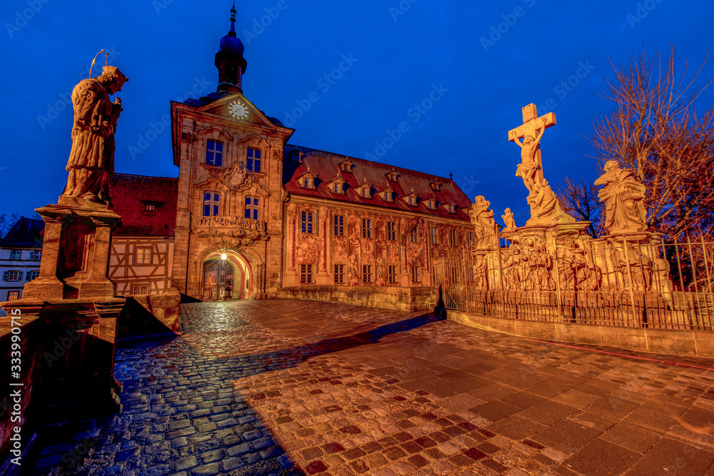 Townhal (altes rathaus)l of Bamberg, Germany, a world heritage