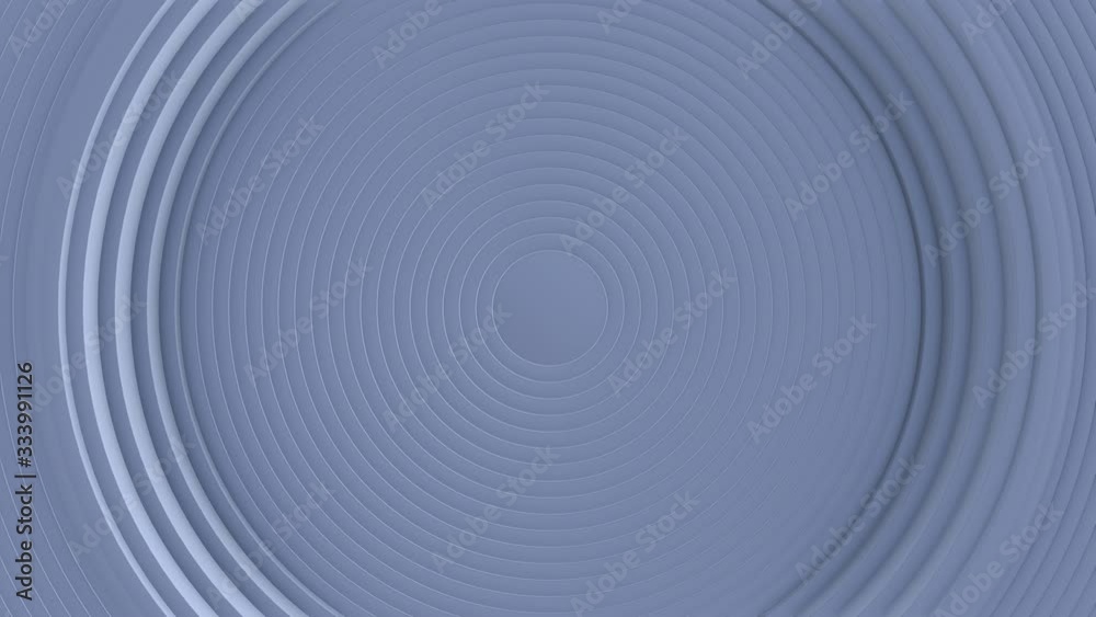 Abstract pattern of circles with the effect of displacement. White clean rings animation. Abstract background for business presentation. Seamless loop 4k 3d render Abstract pattern of circles with the effect of displacement. White clean rings animation. Abstract background for business presentation. Seamless loop 4k 3d render