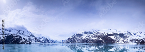 Glacier Bay National Park  Alaska  USA  is a natural heritage of the world  global warming  melting glaciers