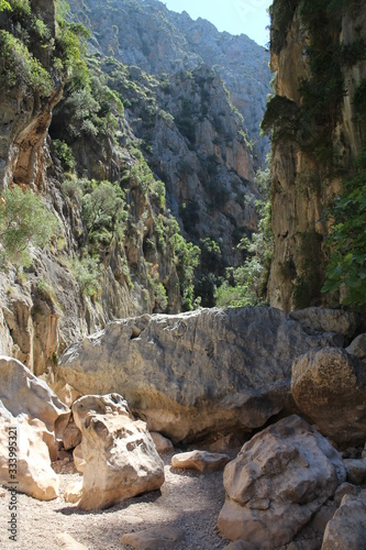 Canyon Torrent de Pareis, Mallorca, Spain