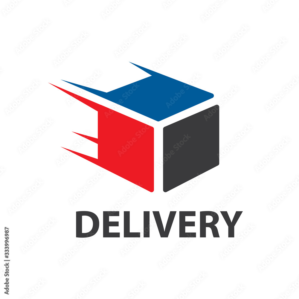 logo for delivery and transportation of parcels logo for delivery and transportation of parcels