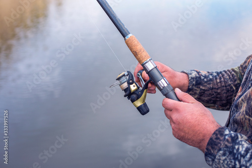 fishing, fishing in a lake, nature series