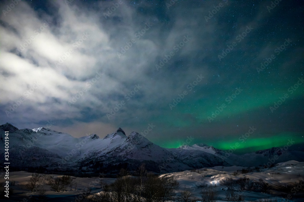 Polarlicht über den Lofoten - Norwegen im Winter