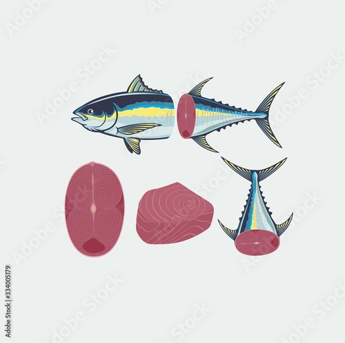 Tuna fish meat