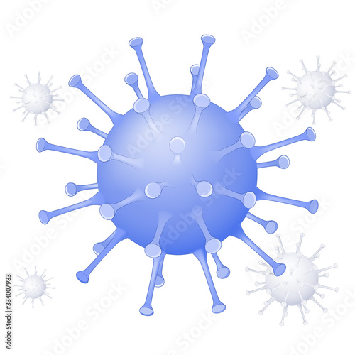 Virus. Coronavirus. 2019-nCoV disease. COVID-19