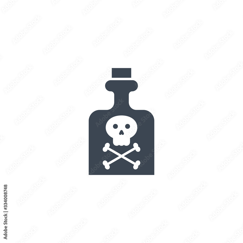 Poison related vector glyph icon. Isolated on white background. Vector illustration. Poison related vector glyph icon. Isolated on white background. Vector illustration.