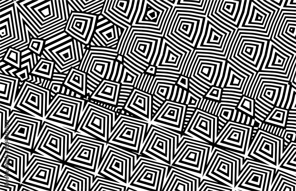 Abstract, graphic pattern. Vector file.