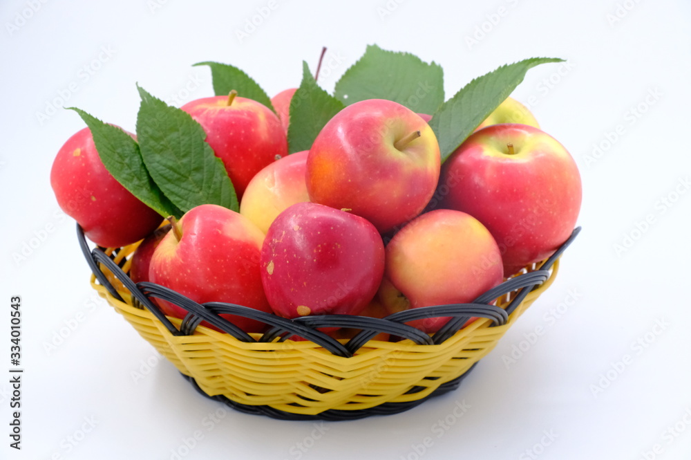 New Zealand apple on wooden background New Zealand apple on wooden background