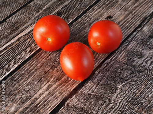 Ripe and fresh red tomatoes