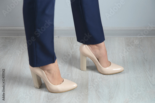 woman feet shoes