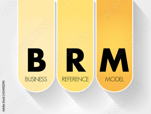 BRM - Business Reference Model acronym, business concept background