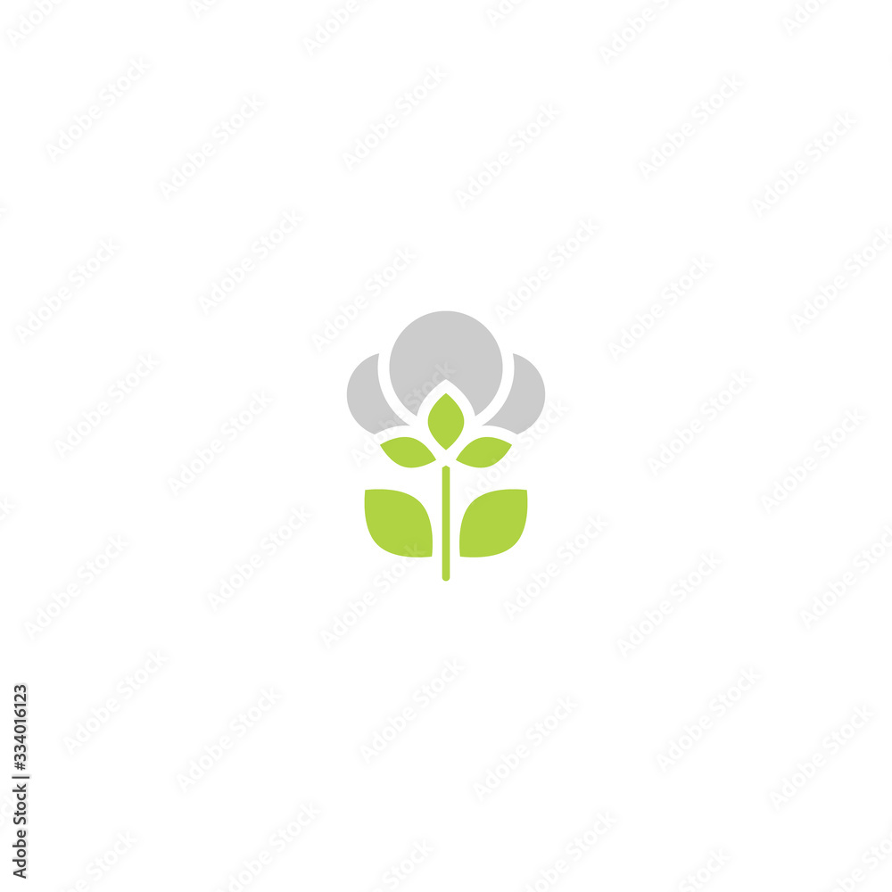 Cotton seed icon. 100% cotton label. Natural fiber sign. Cotton seed icon. 100% cotton label. Natural fiber sign.