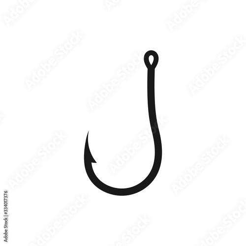Fishing hook icon, Bait Icon, vector illustration on white background