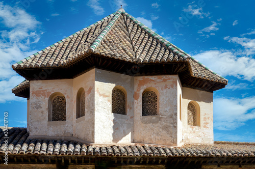 Moorish architecture and design in Granada Spain