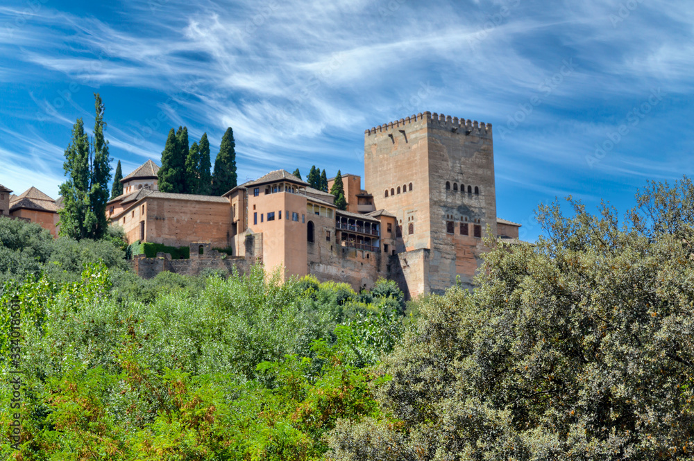 Alhambra in Granada Spain