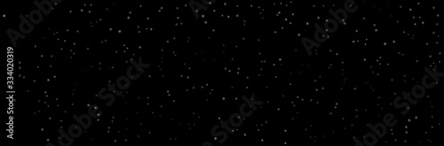 Vector sparkling stars pattern. Cosmos illustration. Starry night sky. Space background with stars.