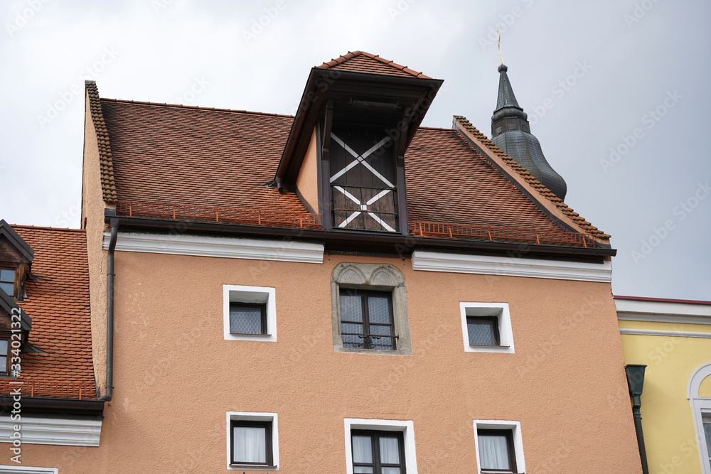 Straubing is a Lower Bavarian city with a well-preserved old town with medieval architecture