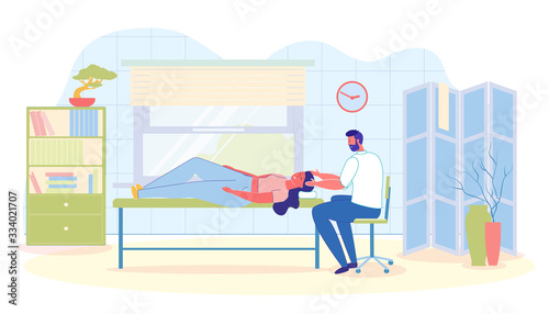 Relaxing Head Massage at Professional Clinic.
