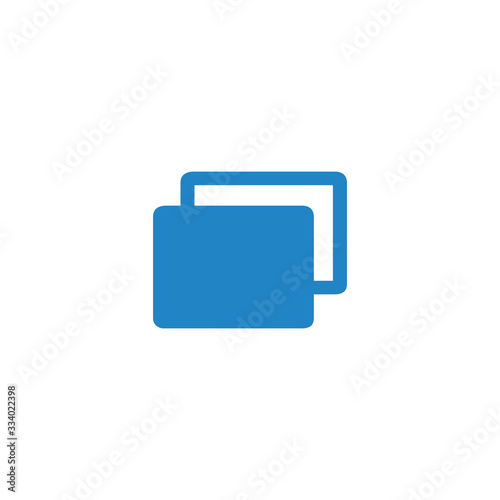 Add new tab, slide, or section line art vector icon for apps and websites. Stock Vector illustration isolated on white background.