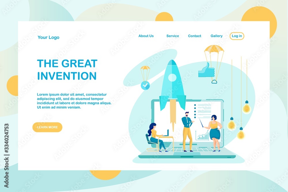Business Startup Creation Development Landing Page
