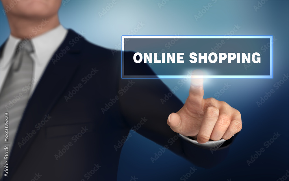 online shopping pushing concept 3d illustration online shopping pushing concept 3d illustration