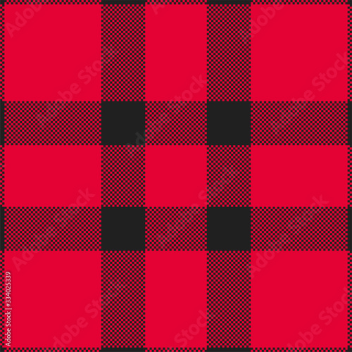 Pixel background vector design. Modern seamless pattern plaid. Square texture fabric. Tartan scottish textile. Beauty color madras ornament.