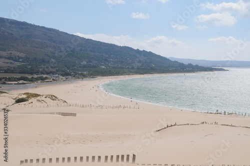 Dunes of the beaches of Valdevaqueros  Tarifa in Cádiz photo