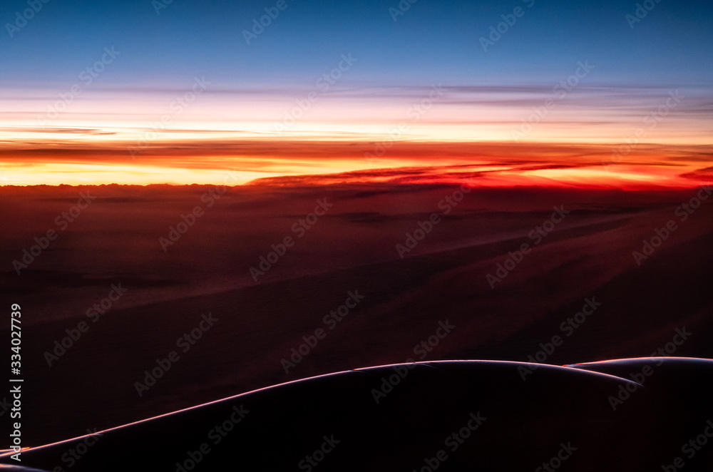 Sunrise above Europe