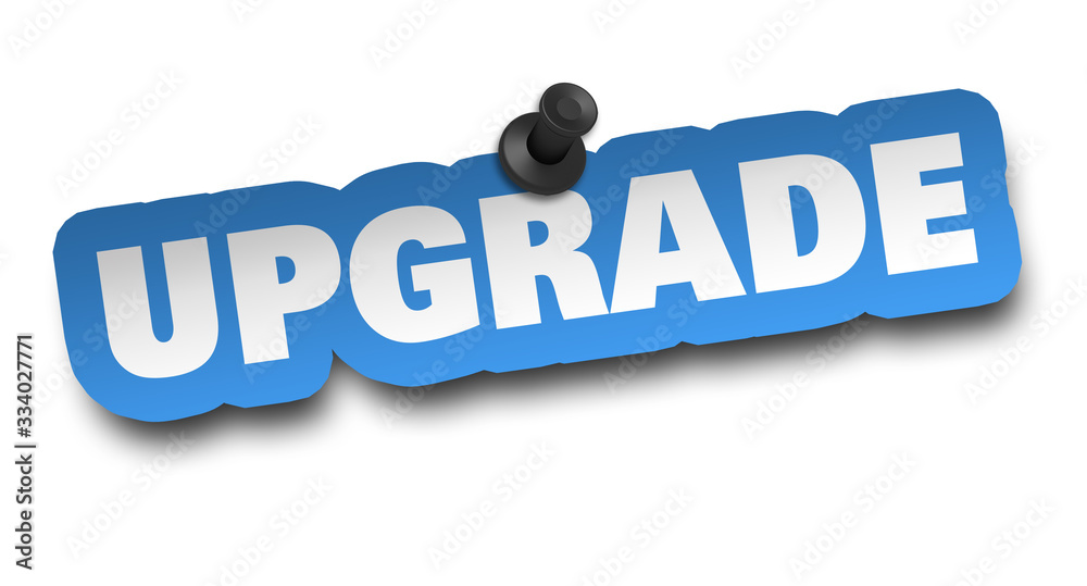 upgrade concept 3d illustration isolated