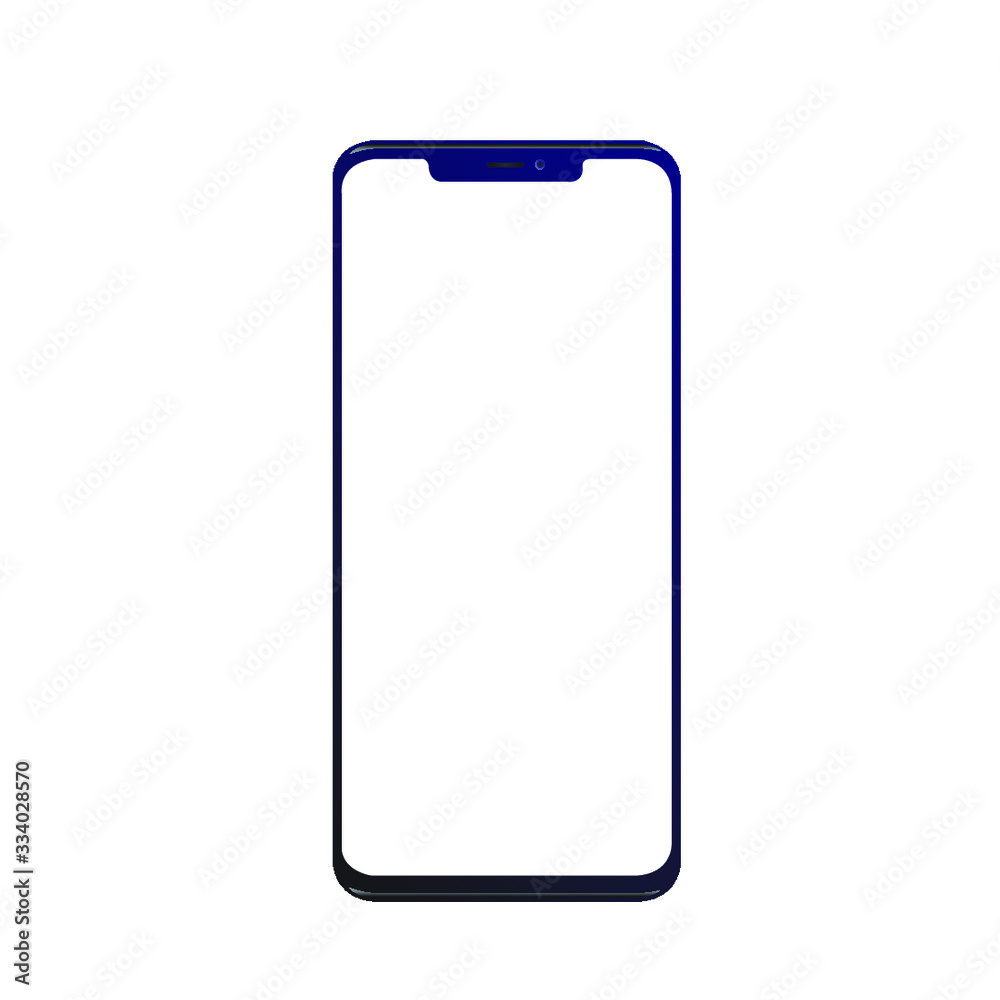 Smartphone with a blank screen lying on a flat surface. High Resolution Vector illustration of responsive web design ,app, template site,The shape of a modern mobile phone Designed New black frameless Smartphone with a blank screen lying on a flat surface. High Resolution Vector illustration of responsive web design ,app, template site,The shape of a modern mobile phone Designed New black frameless