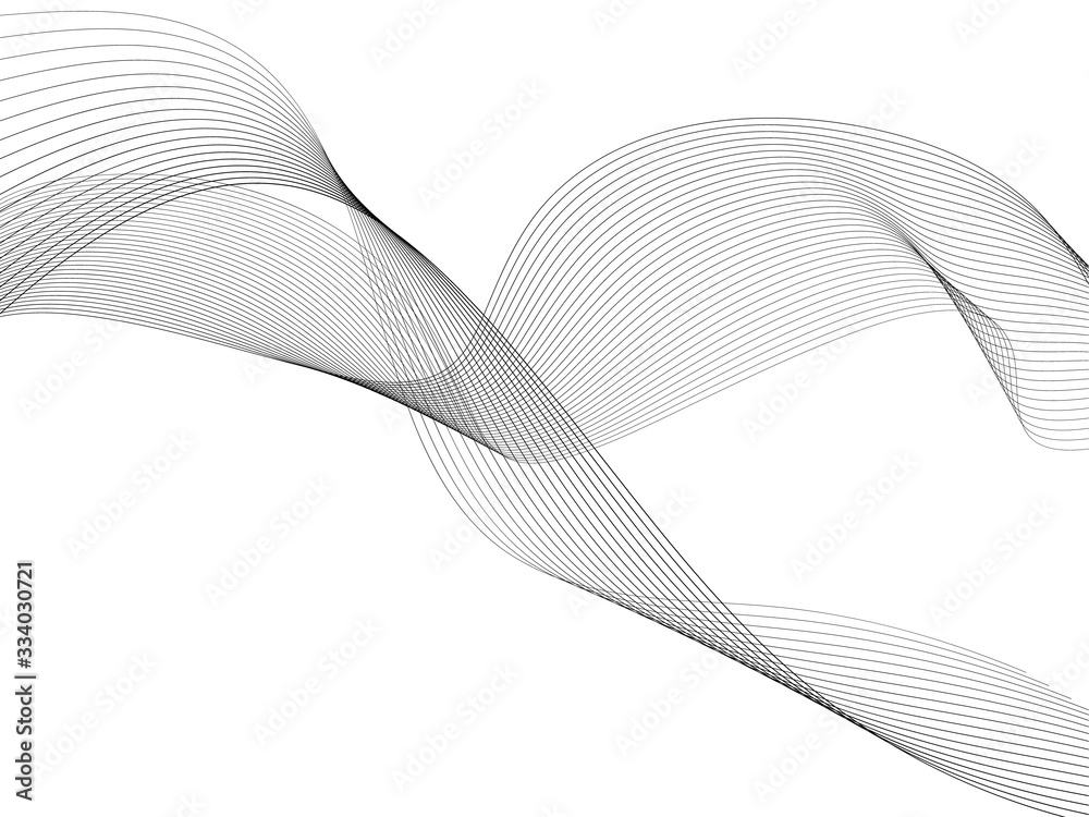 Abstract wave element for design. Digital frequency track equalizer. Stylized line art background. Vector illustration. Wave with lines created using blend tool. Curved wavy line, smooth stripe. Abstract wave element for design. Digital frequency track equalizer. Stylized line art background. Vector illustration. Wave with lines created using blend tool. Curved wavy line, smooth stripe.