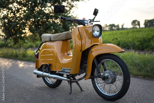Bild auf Leinwand Simson Schwalbe KR51 German motorbike