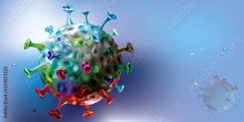 Art virus vector illustration