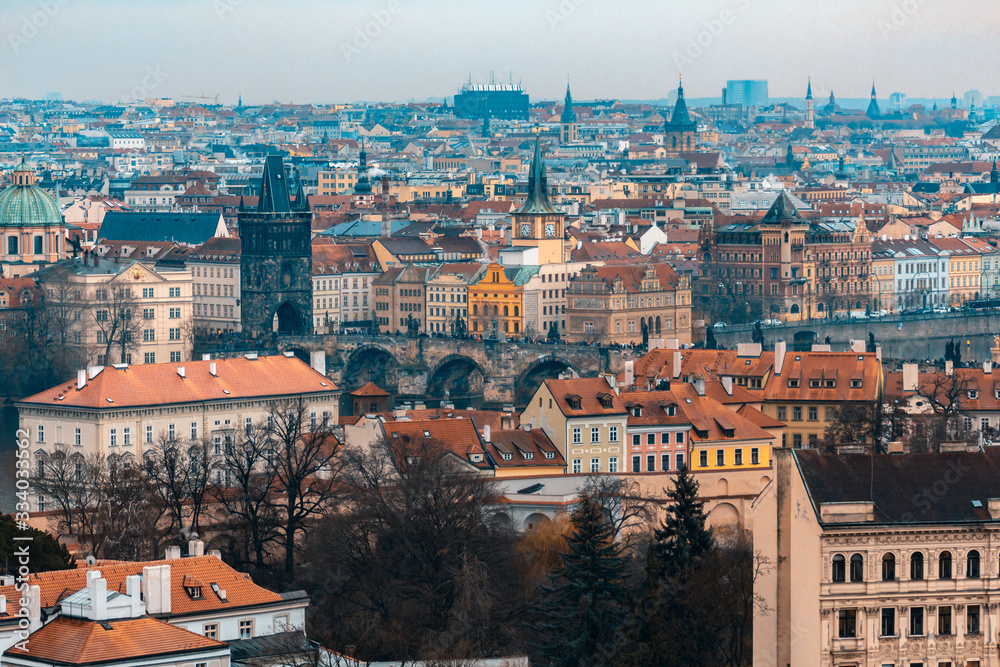 Aerial View Prague
