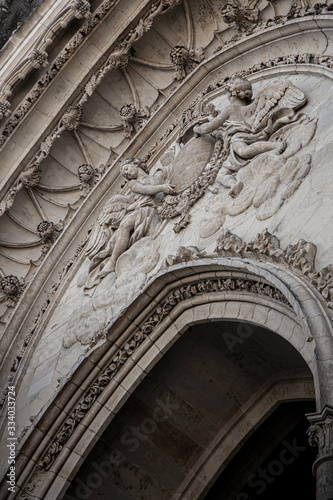 Detail of Cathedral in Orl  ans