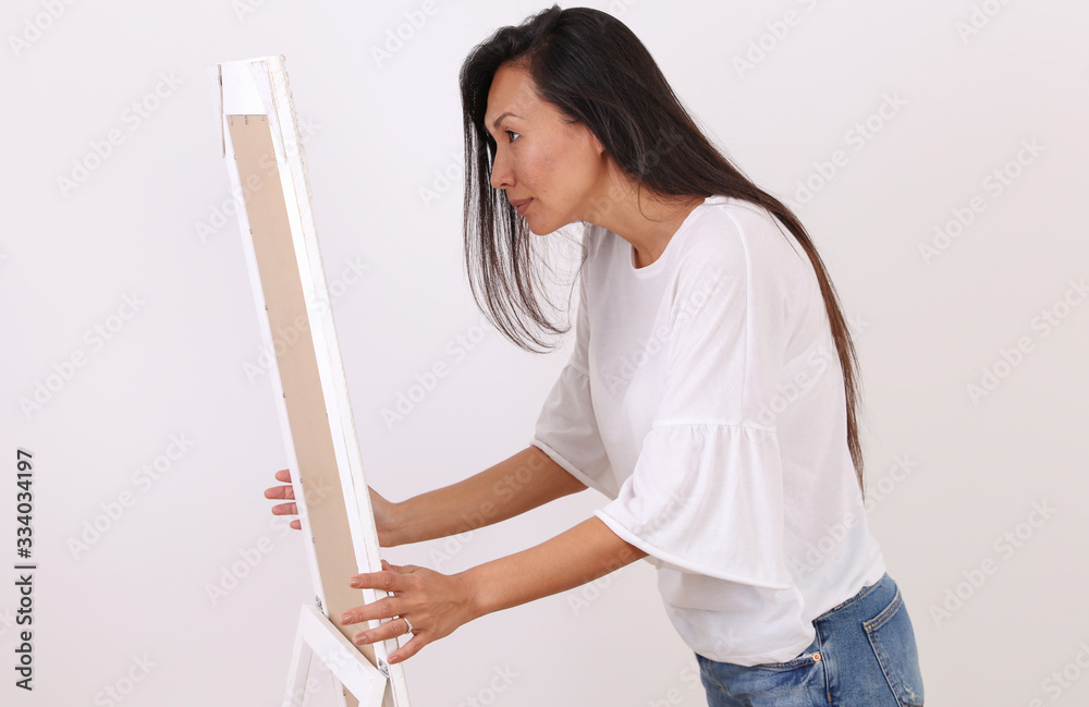 Asian Woman Problematic skin care, Female Skin Problems : Pimple Scars and Acne Asian Woman Problematic skin care, Female Skin Problems : Pimple Scars and Acne