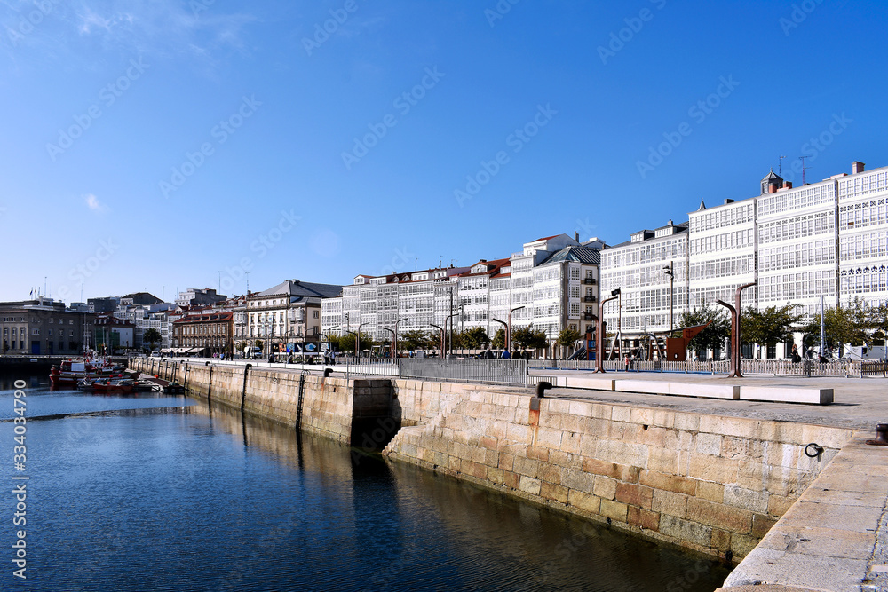 buildings in La Coruña, Galicia. Spain. Europe. October 8, 2019
buildings in La Coruña, Galicia. Spain. Europe. October 8, 2019