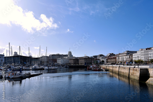 port of La Coruña, Galicia. Spain. Europe. October 8, 2019  © Jose Muñoz  Carrasco