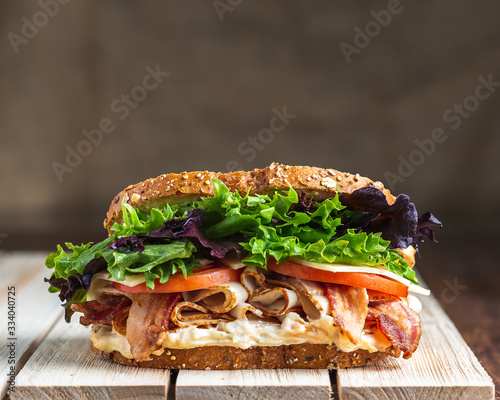 Freshly made BLT sandwich