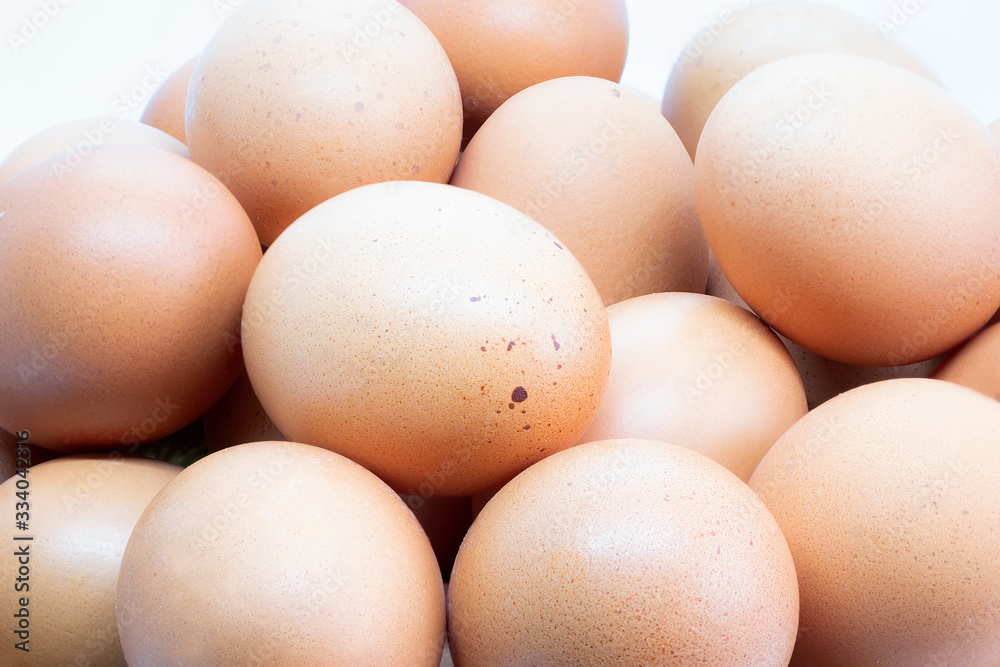 Organic farm eggs from ecologically clean areas