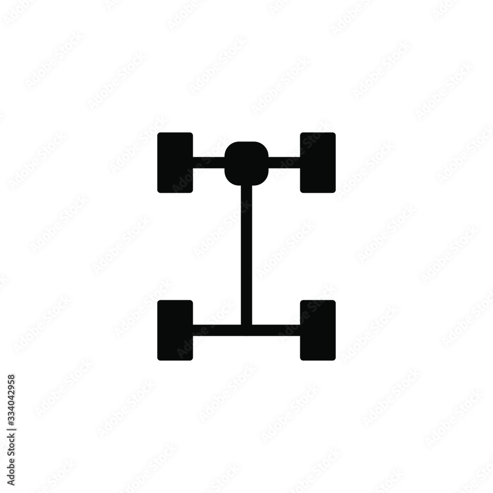 chassis car icon template chassis car icon template