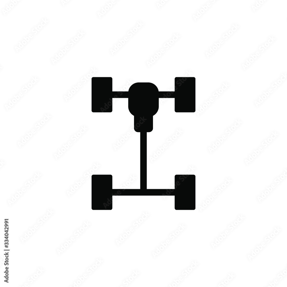 chassis car icon template chassis car icon template