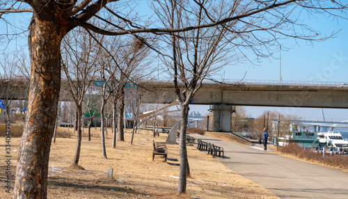 한강공원 길