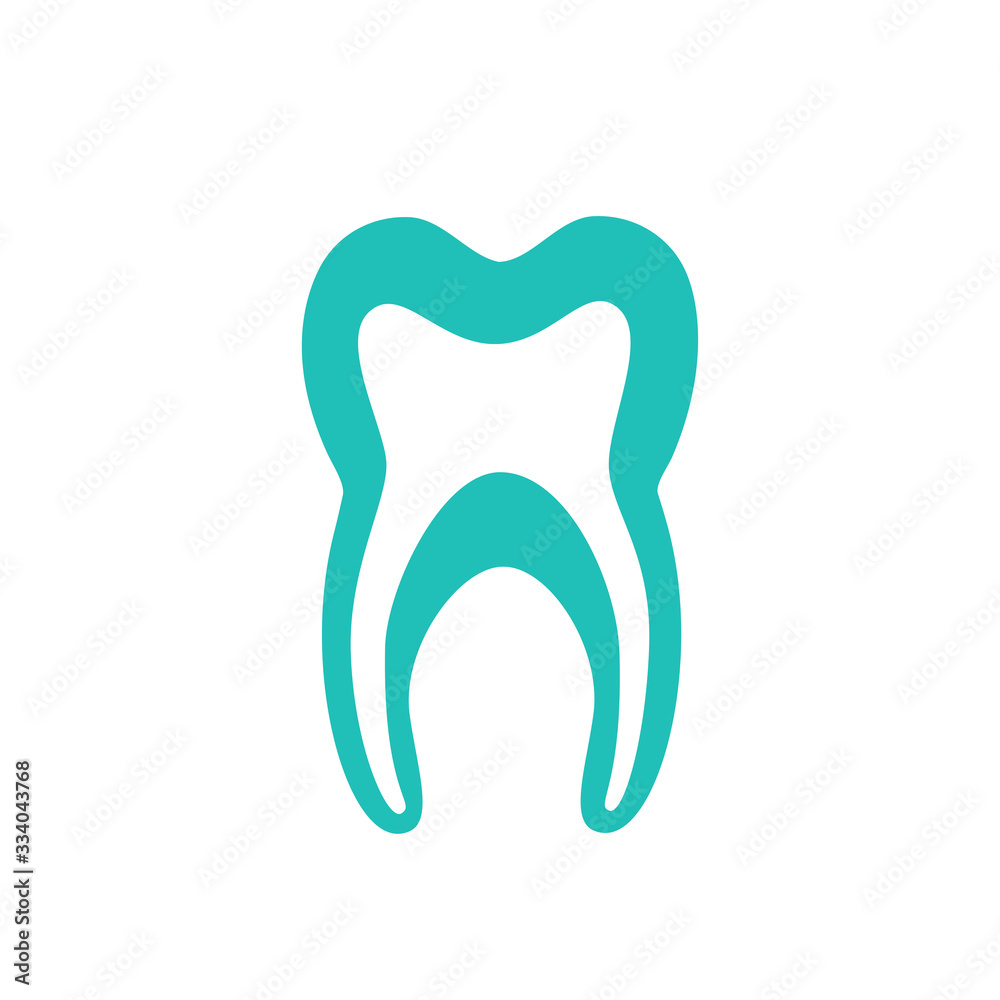 Vector isolated illustration of tooth Vector isolated illustration of tooth